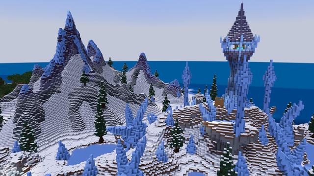 Screenshot of the Minecraft Bedrock Marketplace product Ultimate Survival Biomes created by The Craft Stars.