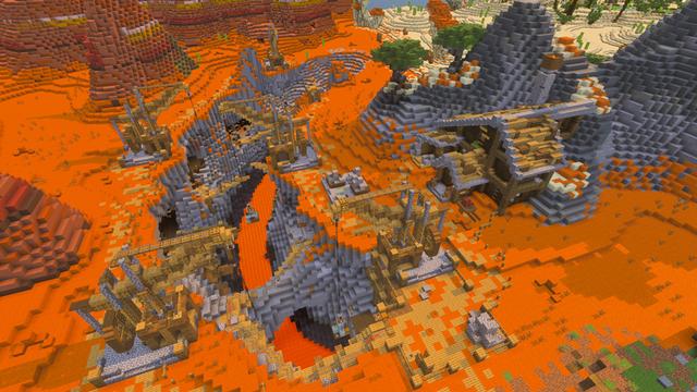 Screenshot of the Minecraft Bedrock Marketplace product Ultimate Survival Biomes created by The Craft Stars.