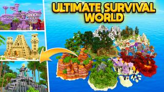 Thumbnail of the Minecraft Bedrock Marketplace product Ultimate Survival World created by The Craft Stars.