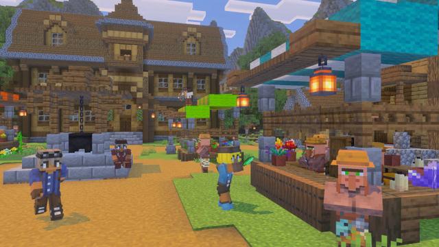 Screenshot of the Minecraft Bedrock Marketplace product Ultimate Village Survival created by The Craft Stars.