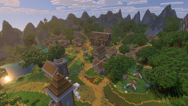Screenshot of the Minecraft Bedrock Marketplace product Ultimate Village Survival created by The Craft Stars.