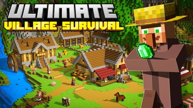 Thumbnail of the Minecraft Bedrock Marketplace product Ultimate Village Survival created by The Craft Stars.
