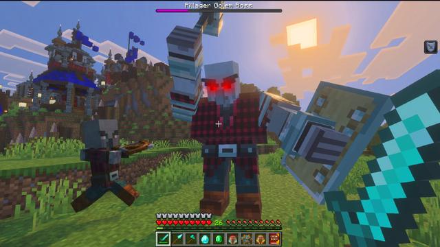 Screenshot of the Minecraft Bedrock Marketplace product Village Expansion Add-On created by The Craft Stars.