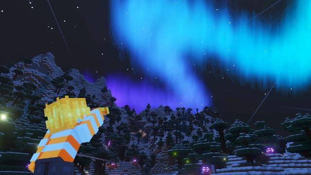Screenshot of the Minecraft Bedrock Marketplace product Visual Effects Add-On created by The Craft Stars.