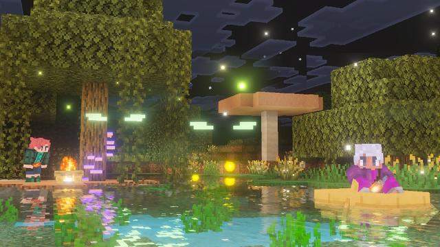 Screenshot of the Minecraft Bedrock Marketplace product Visual Effects Add-On created by The Craft Stars.