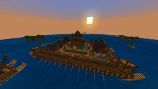 Screenshot of the Minecraft Bedrock Marketplace product Warship Empire - Battle Fleet created by The Craft Stars.