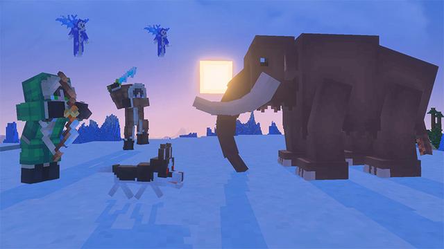 Screenshot of the Minecraft Bedrock Marketplace product Winter Biomes - Mash-Up created by The Craft Stars.