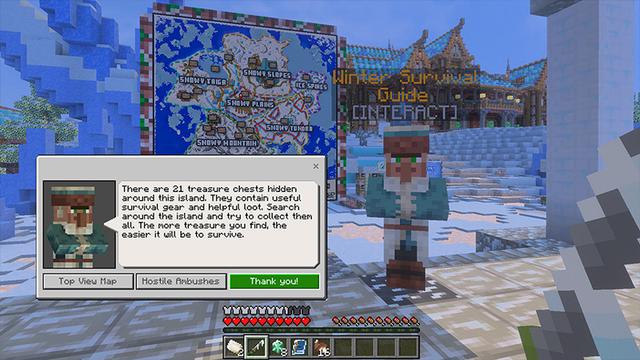 Screenshot of the Minecraft Bedrock Marketplace product Winter Biomes - Mash-Up created by The Craft Stars.
