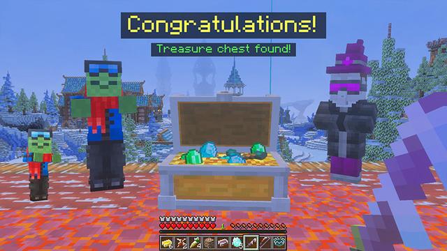 Screenshot of the Minecraft Bedrock Marketplace product Winter Biomes - Mash-Up created by The Craft Stars.