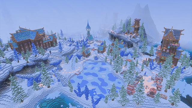 Screenshot of the Minecraft Bedrock Marketplace product Winter Biomes - Mash-Up created by The Craft Stars.