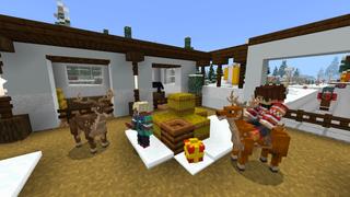 Screenshot of the Minecraft Bedrock Marketplace product Winter Mansion created by The Craft Stars.