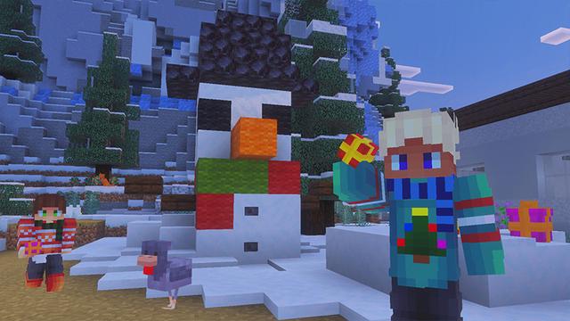 Screenshot of the Minecraft Bedrock Marketplace product Winter Mansion created by The Craft Stars.
