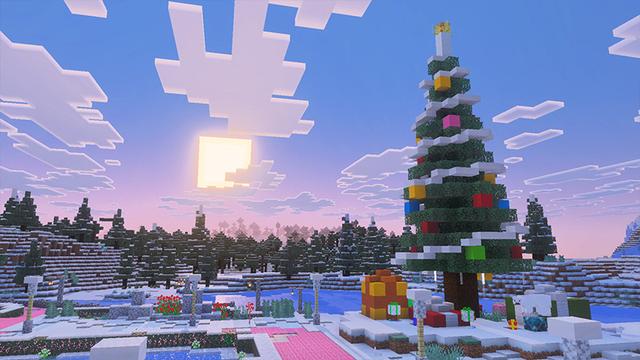 Screenshot of the Minecraft Bedrock Marketplace product Winter Mansion created by The Craft Stars.