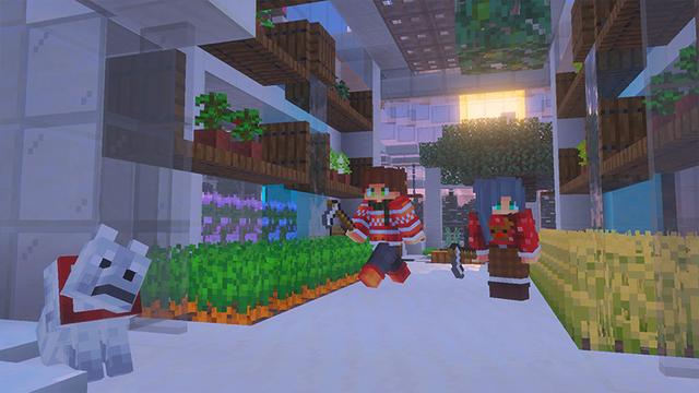 Screenshot of the Minecraft Bedrock Marketplace product Winter Mansion created by The Craft Stars.