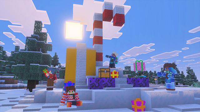Screenshot of the Minecraft Bedrock Marketplace product Winter Mansion created by The Craft Stars.