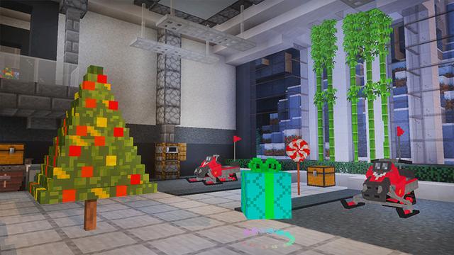 Screenshot of the Minecraft Bedrock Marketplace product Winter Mansion created by The Craft Stars.