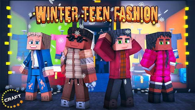 Thumbnail of the Minecraft Bedrock Marketplace product Winter Teen Fashion created by The Craft Stars.