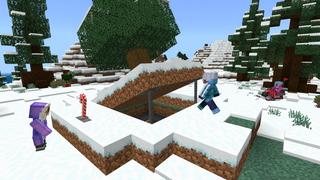 Screenshot of the Minecraft Bedrock Marketplace product Winter Underground Base created by The Craft Stars.