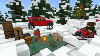 Screenshot of the Minecraft Bedrock Marketplace product Winter Underground Base created by The Craft Stars.