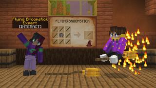 Screenshot of the Minecraft Bedrock Marketplace product Witch Expansion+ created by The Craft Stars.