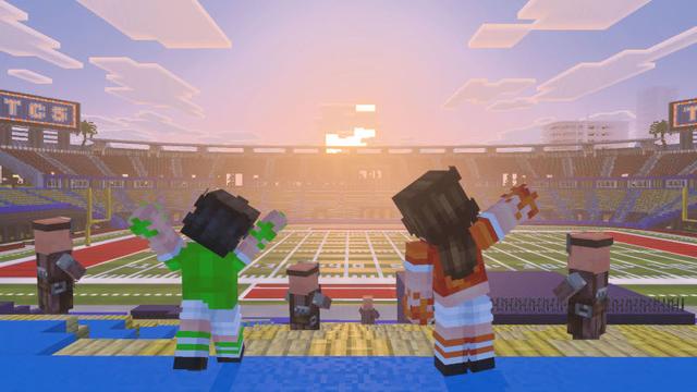 Screenshot of the Minecraft Bedrock Marketplace product World's Biggest Stadium created by The Craft Stars.