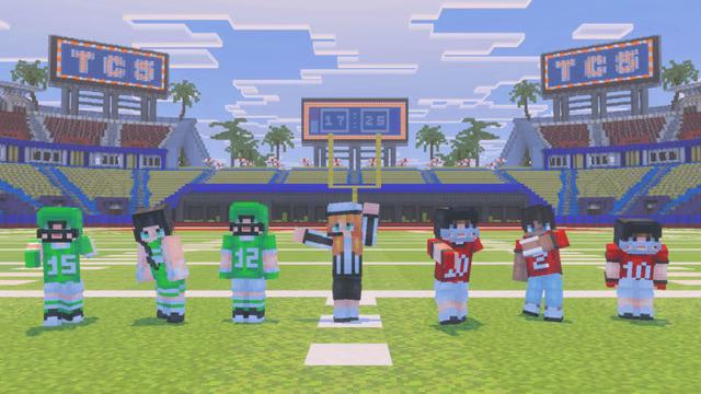 Screenshot of the Minecraft Bedrock Marketplace product World's Biggest Stadium created by The Craft Stars.