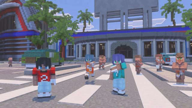 Screenshot of the Minecraft Bedrock Marketplace product World's Biggest Stadium created by The Craft Stars.