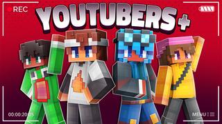 Thumbnail of the Minecraft Bedrock Marketplace product YouTubers + created by The Craft Stars.