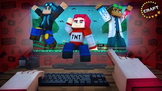 Thumbnail of the Minecraft Bedrock Marketplace product YouTubers created by The Craft Stars.