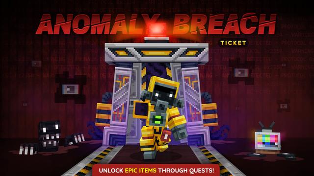 Thumbnail of the Minecraft Bedrock Marketplace product Anomaly Breach Ticket created by The Hive.