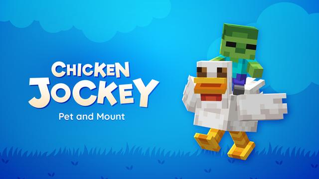 Thumbnail of the Minecraft Bedrock Marketplace product Chicken Jockey Pet & Mount created by The Hive.