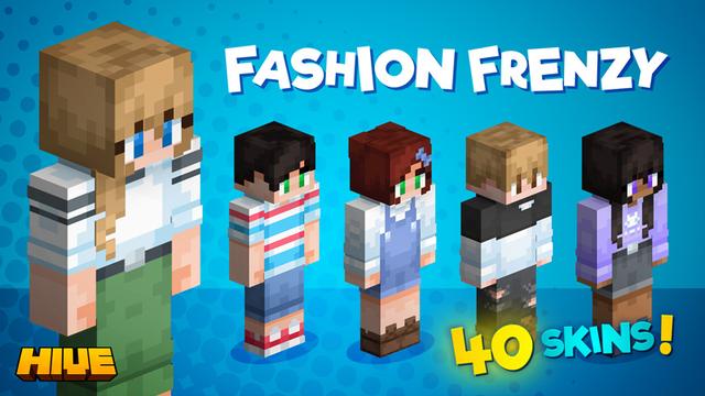 Thumbnail of the Minecraft Bedrock Marketplace product Fashion Frenzy created by The Hive.
