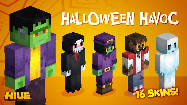 Thumbnail of the Minecraft Bedrock Marketplace product Halloween Havoc created by The Hive.