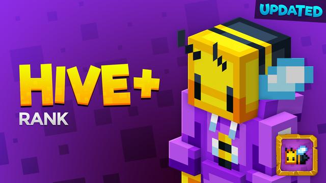 Thumbnail of the Minecraft Bedrock Marketplace product Hive+ Rank created by The Hive.