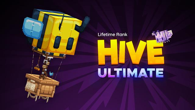 Thumbnail of the Minecraft Bedrock Marketplace product Hive Ultimate Rank created by The Hive.