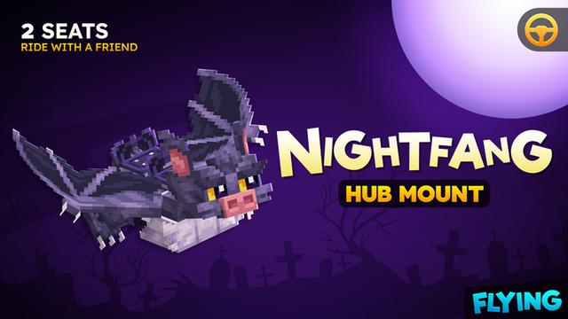 Thumbnail of the Minecraft Bedrock Marketplace product Nightfang Hub Mount created by The Hive.