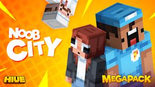 Thumbnail of the Minecraft Bedrock Marketplace product Noob City Megapack created by The Hive.