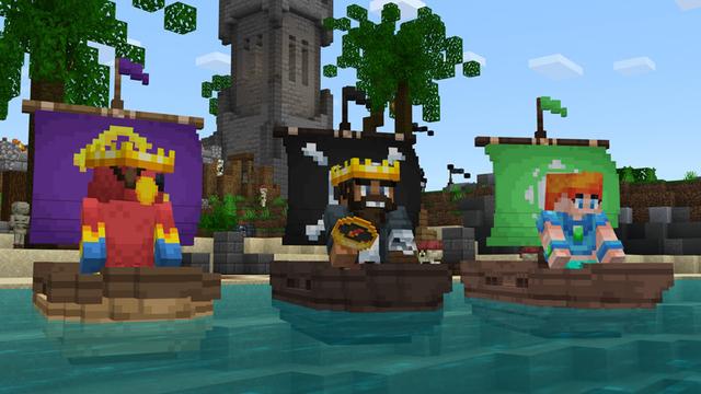 Screenshot of the Minecraft Bedrock Marketplace product Pirate's Fortune created by The Hive.