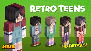 Thumbnail of the Minecraft Bedrock Marketplace product Retro Teens created by The Hive.