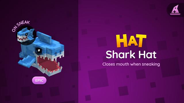 Thumbnail of the Minecraft Bedrock Marketplace product Shark Hat created by The Hive.