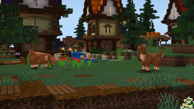 Screenshot of the Minecraft Bedrock Marketplace product Survival Plus: Forest Animals created by The Hive.