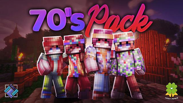 Thumbnail of the Minecraft Bedrock Marketplace product 70's Pack created by The Lucky Petals.
