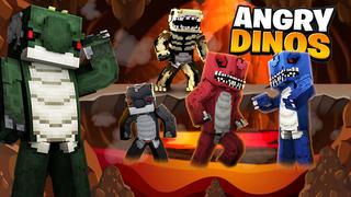 Thumbnail of the Minecraft Bedrock Marketplace product Angry Dinos created by The Lucky Petals.