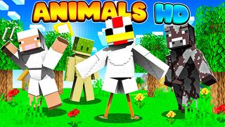 Thumbnail of the Minecraft Bedrock Marketplace product Animals HD created by The Lucky Petals.
