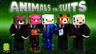 Thumbnail of the Minecraft Bedrock Marketplace product Animals in Suits created by The Lucky Petals.