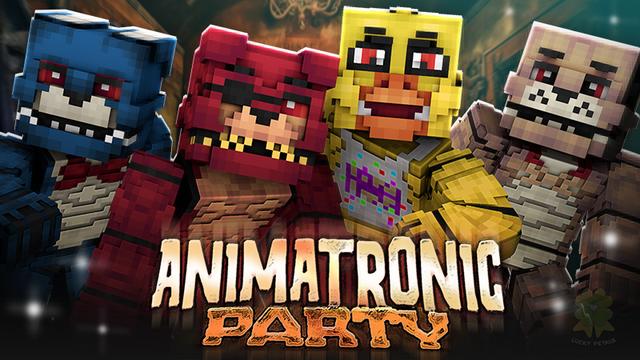 Thumbnail of the Minecraft Bedrock Marketplace product Animatronic Party created by The Lucky Petals.