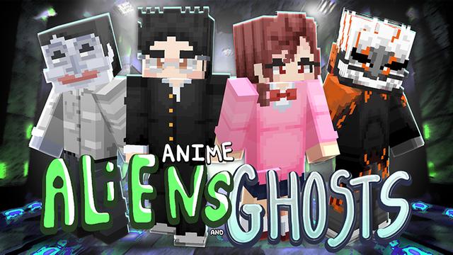 Thumbnail of the Minecraft Bedrock Marketplace product Anime Aliens and Ghosts created by The Lucky Petals.