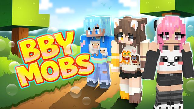 Thumbnail of the Minecraft Bedrock Marketplace product BBY Mobs created by The Lucky Petals.