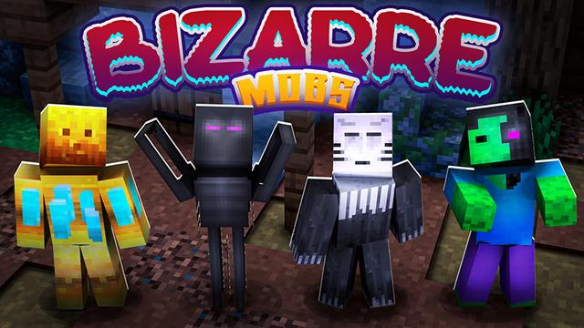 Thumbnail of the Minecraft Bedrock Marketplace product Bizarre Mobs created by The Lucky Petals.