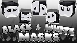 Thumbnail of the Minecraft Bedrock Marketplace product Black & White Masks created by The Lucky Petals.